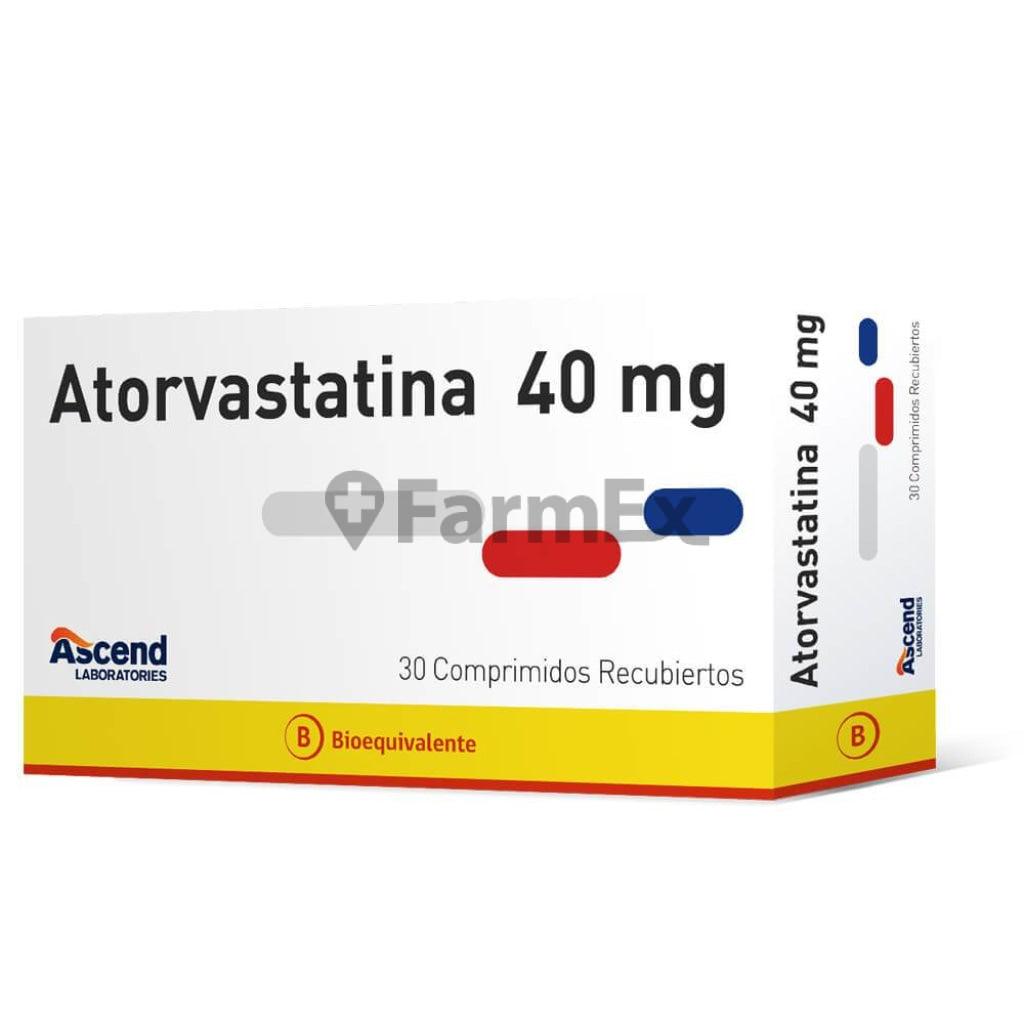 Atorvastatina 40 mg x 30 comp (Ascend) ASCEND